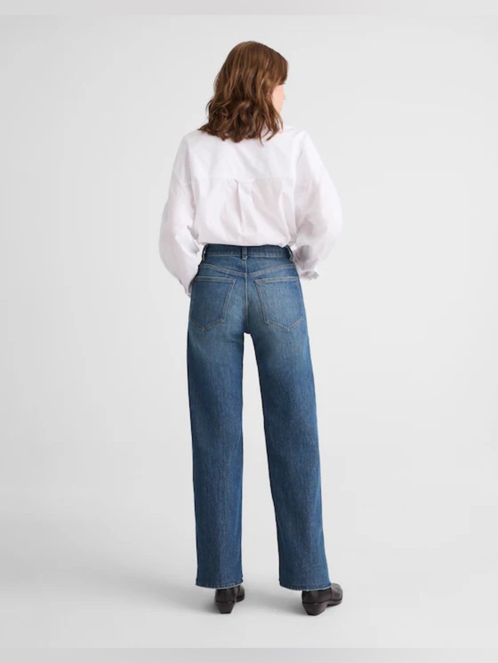 New Madewell The Perfect Vintage Wide-Leg Jean Sz 27 Tall - Picture 3 of 9